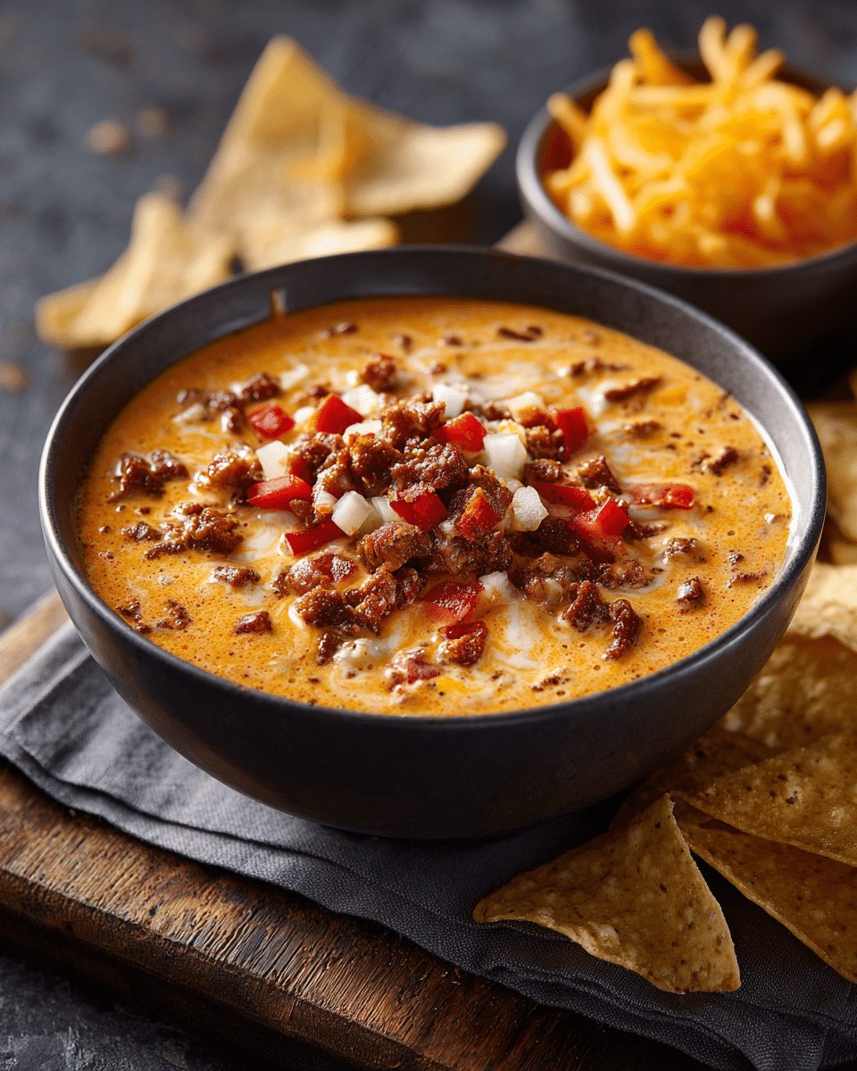 Football Food BBQ Cowboy Queso
