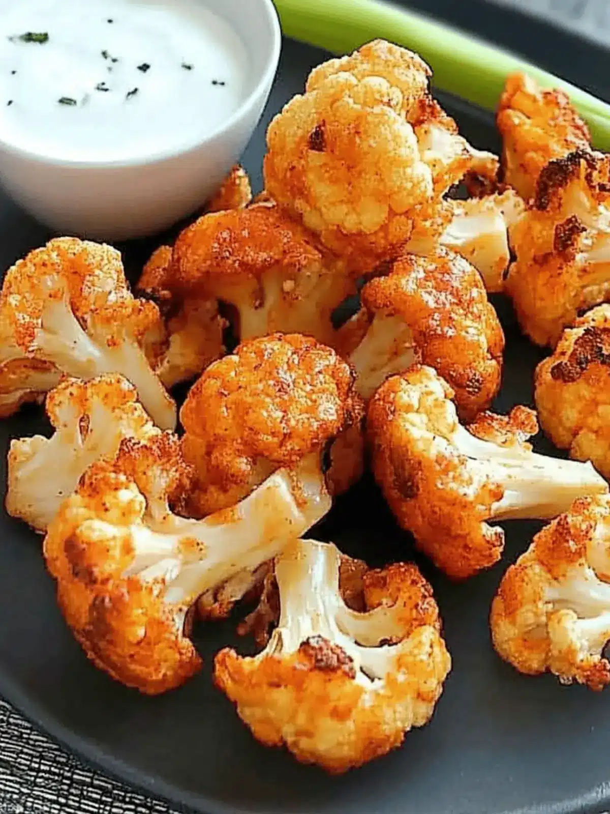 Cauliflower Buffalo Bites