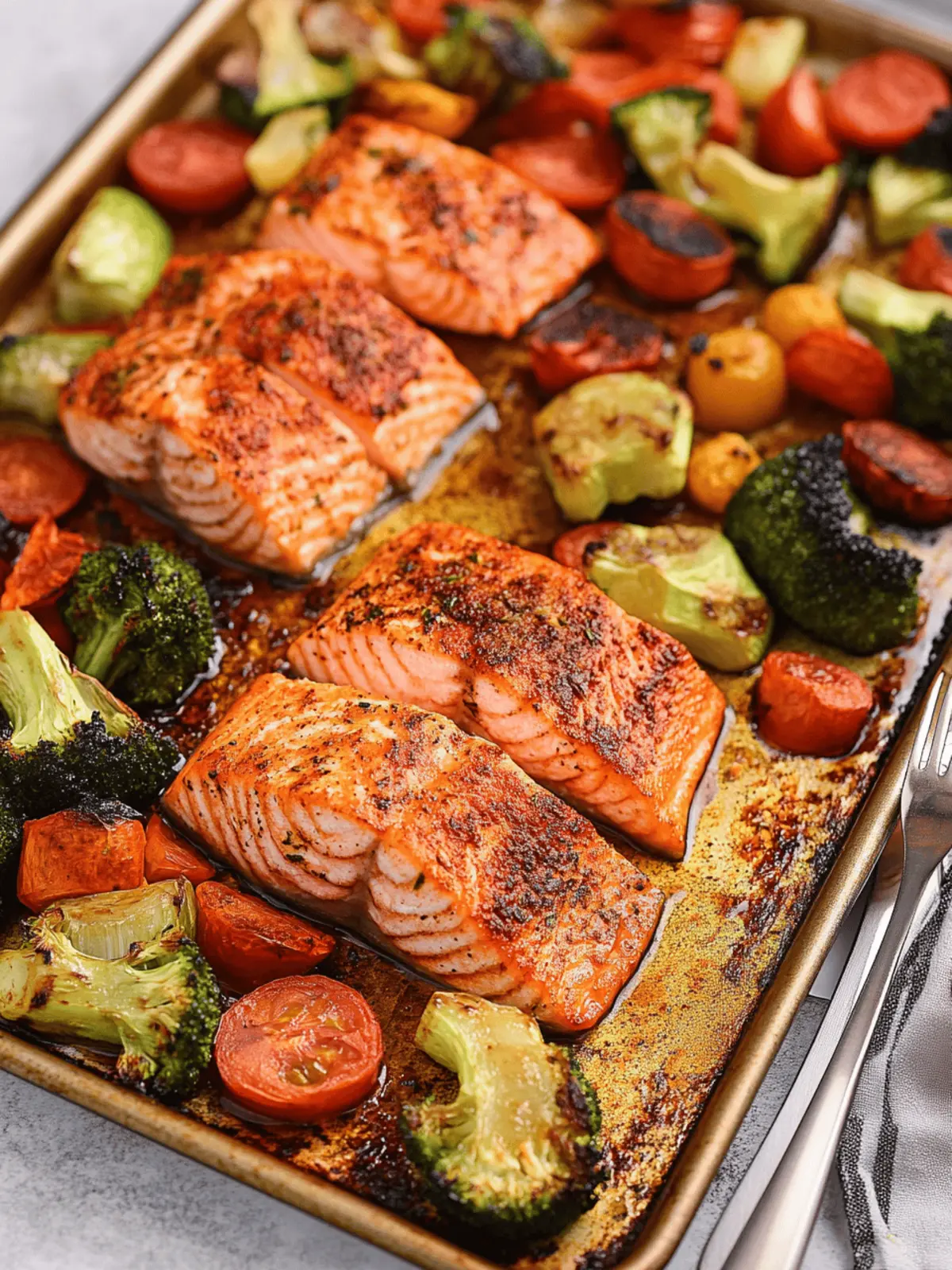 Sheet Pan Salmon and Veggies