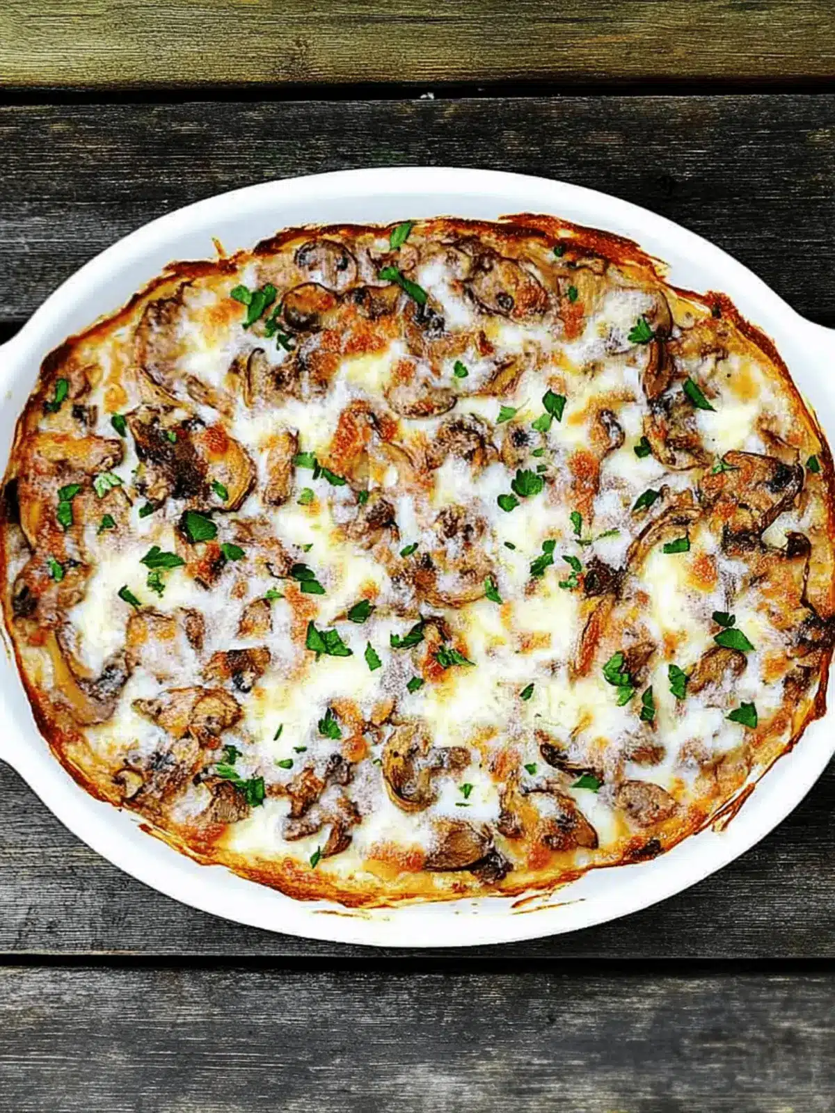 Portabella Mushroom Casserole