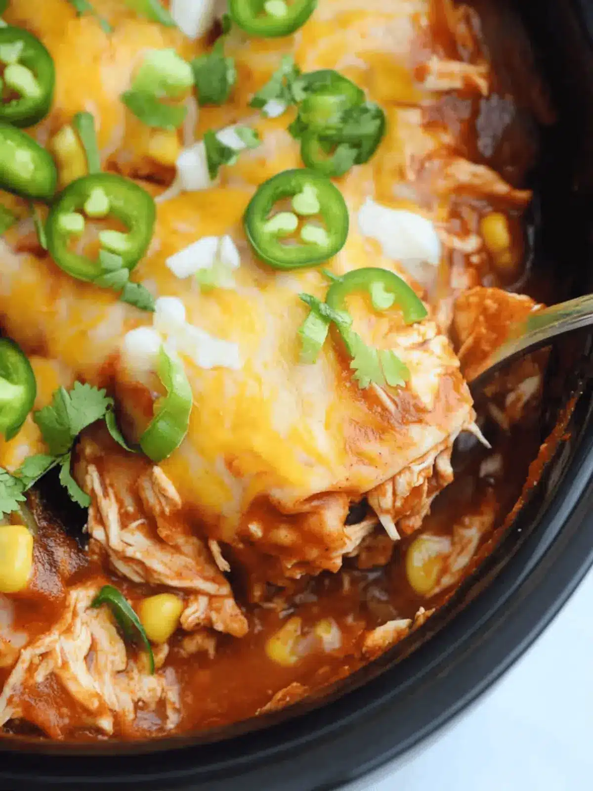 Chicken Enchiladas {Slow Cooker Recipe}