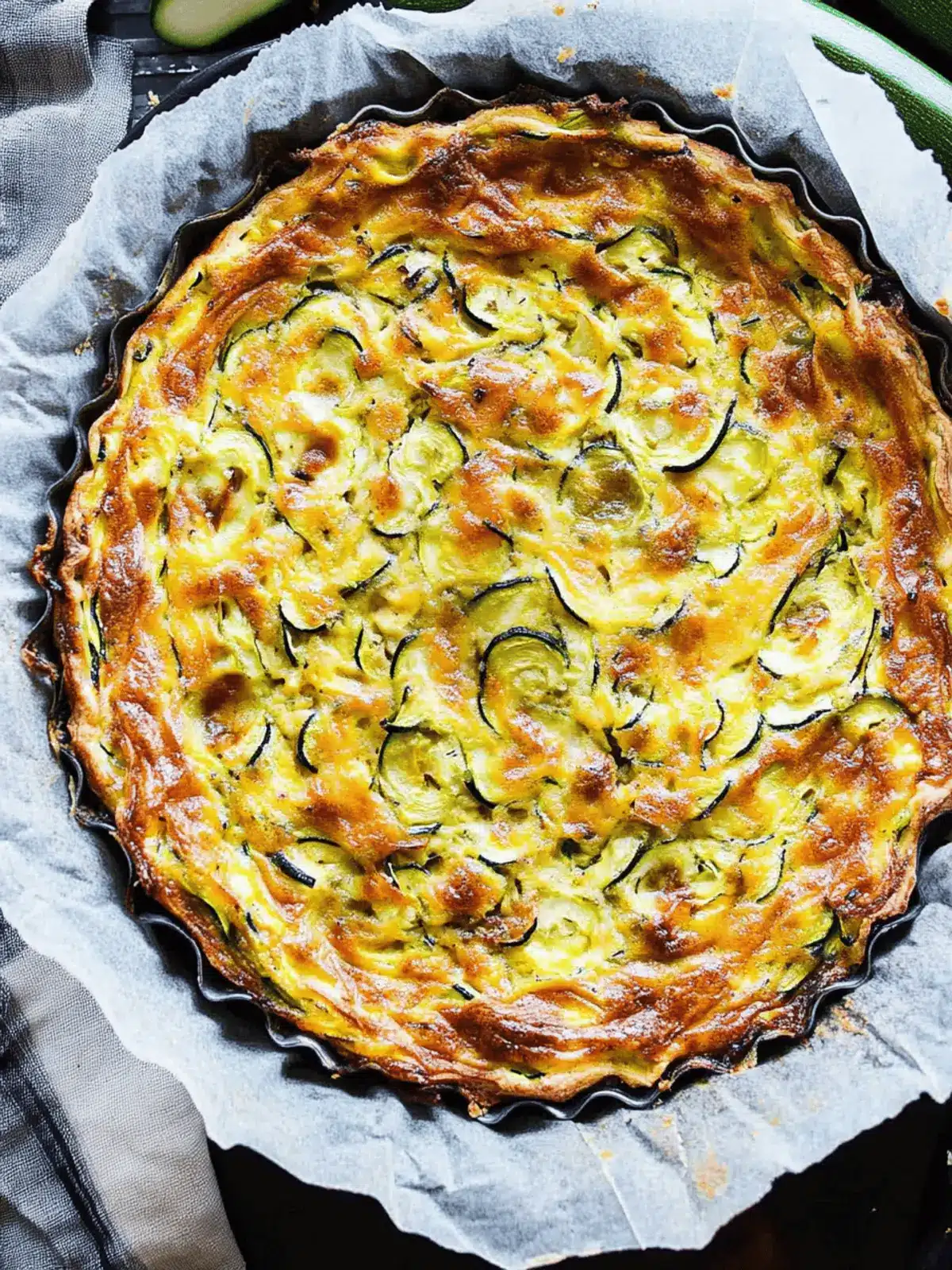 Crustless Zucchini Quiche