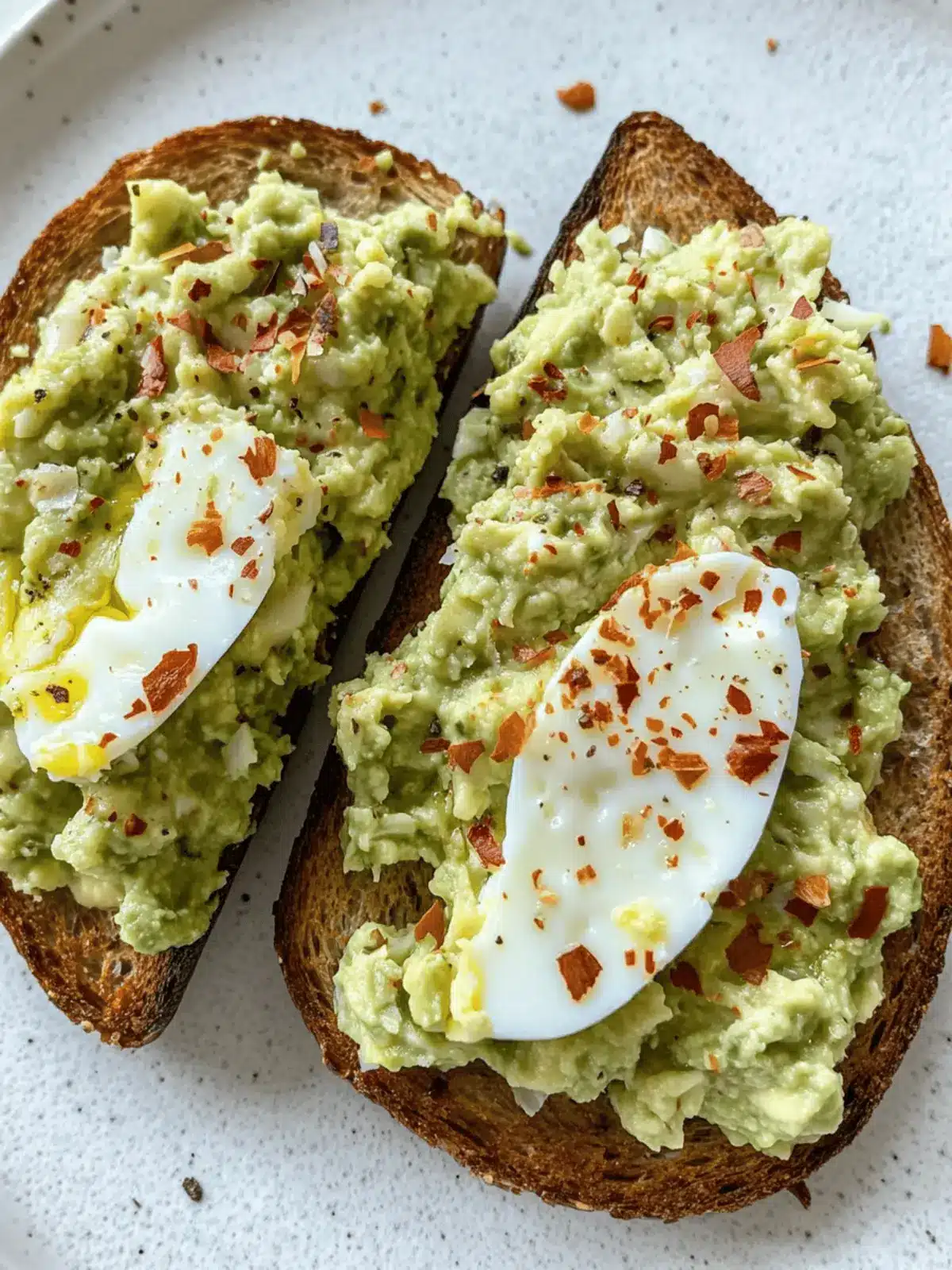 Mashed Egg & Avocado Toast: Quick, Healthy Breakfast Bliss 5 Mashed Egg & Avocado Toast