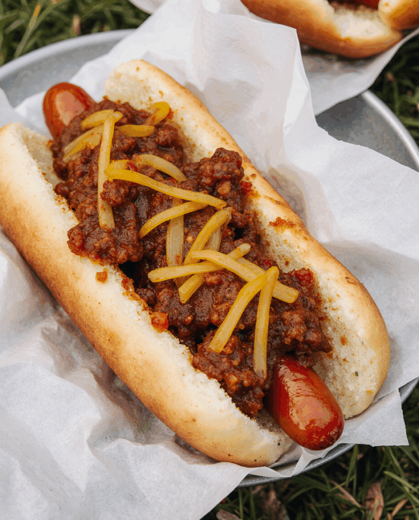 Chili Hot Dogs – Hearty, Messy & Backyard-Ready