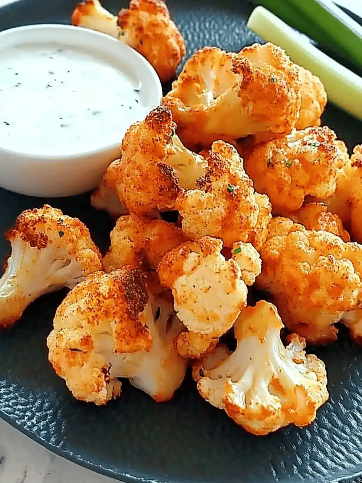 Cauliflower Buffalo Bites