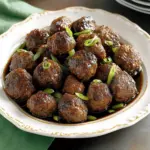 Scallion Meatballs With Soy-Ginger Glaze
