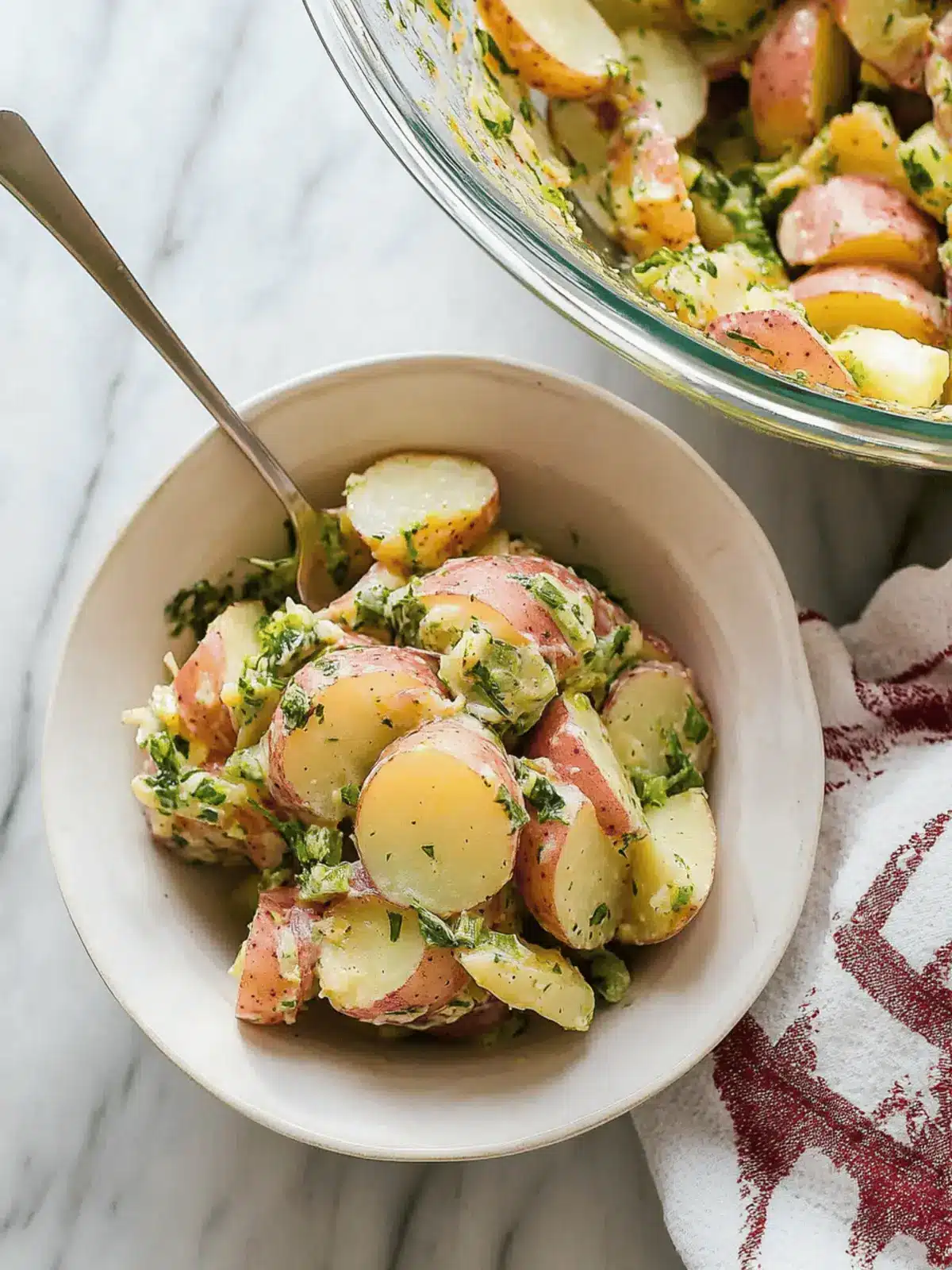 Herbed Potato Salad (no mayo!)