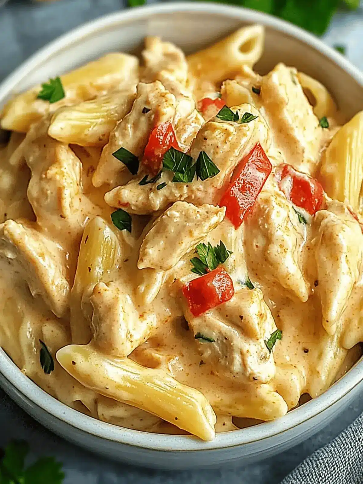 Crock Pot Creamy Cajun Chicken Pasta