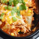 Chicken Enchiladas {Slow Cooker Recipe}