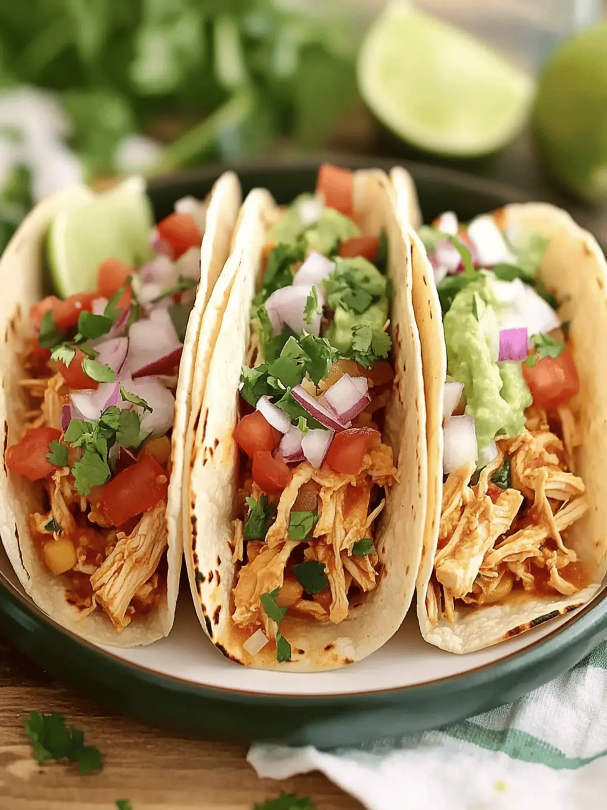 Crockpot Chicken Tacos