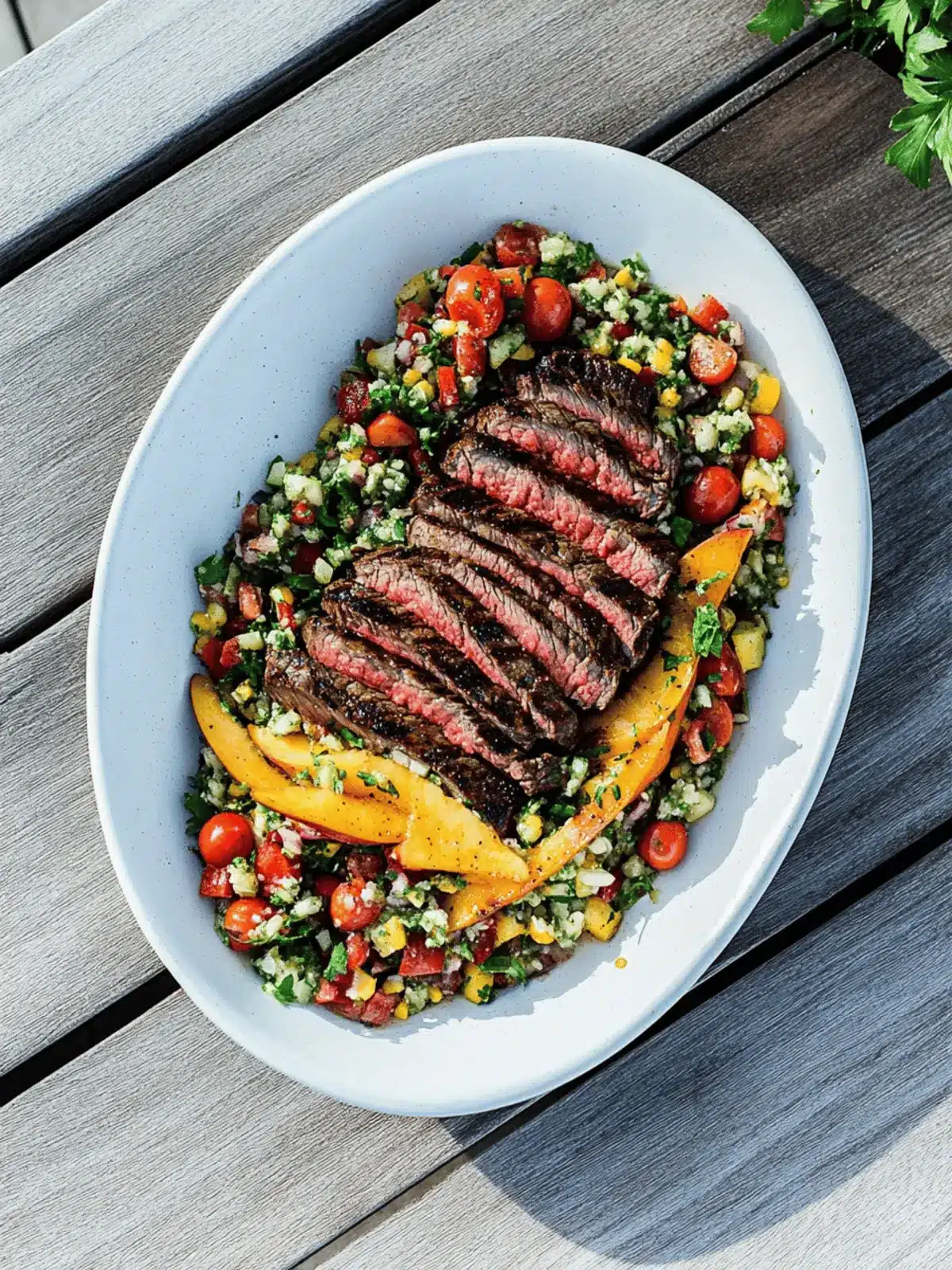 Grilled Peach Salsa and Steak Salad: My Best Grilling Tips