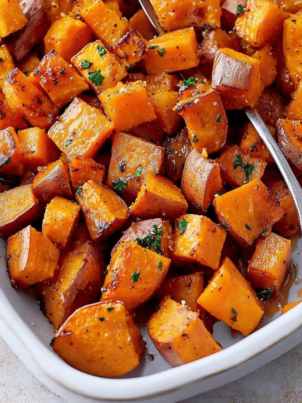 Easy Oven Roasted Maple Sweet Potatoes Recipe