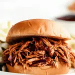 Slow Cooker Shredded BBQ Chicken