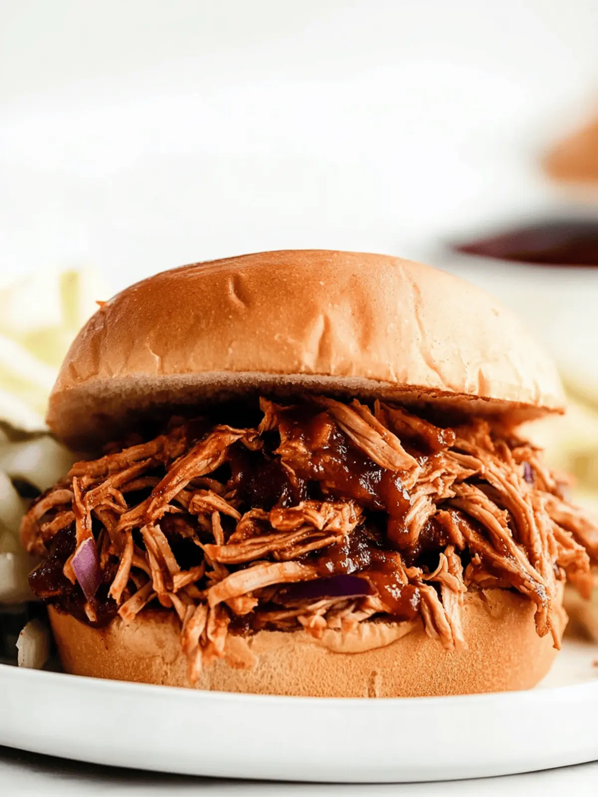 Slow Cooker Shredded BBQ Chicken