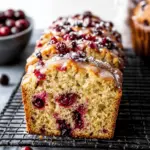 Orange Glazed Cranberry Bread