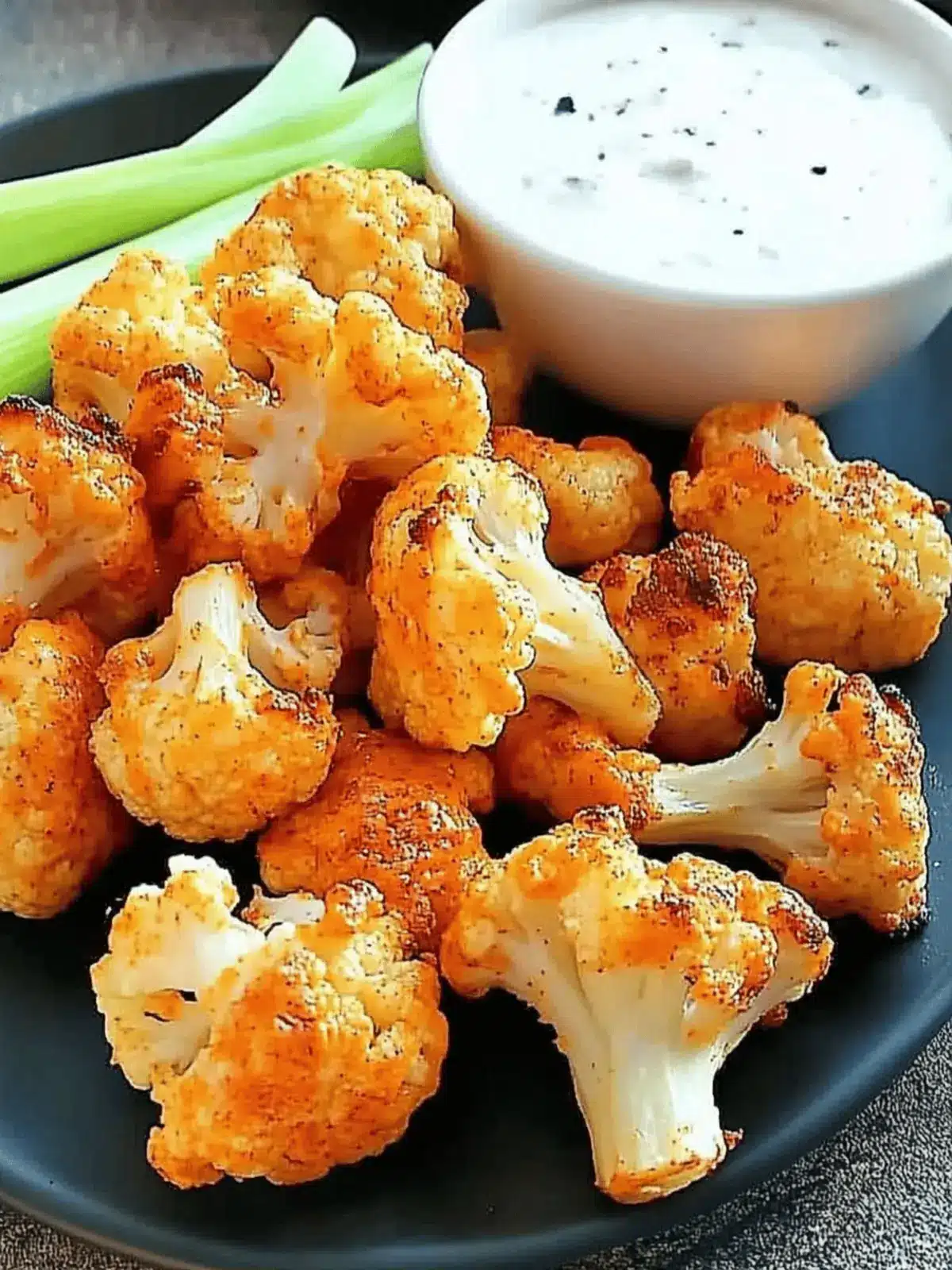 Cauliflower Buffalo Bites