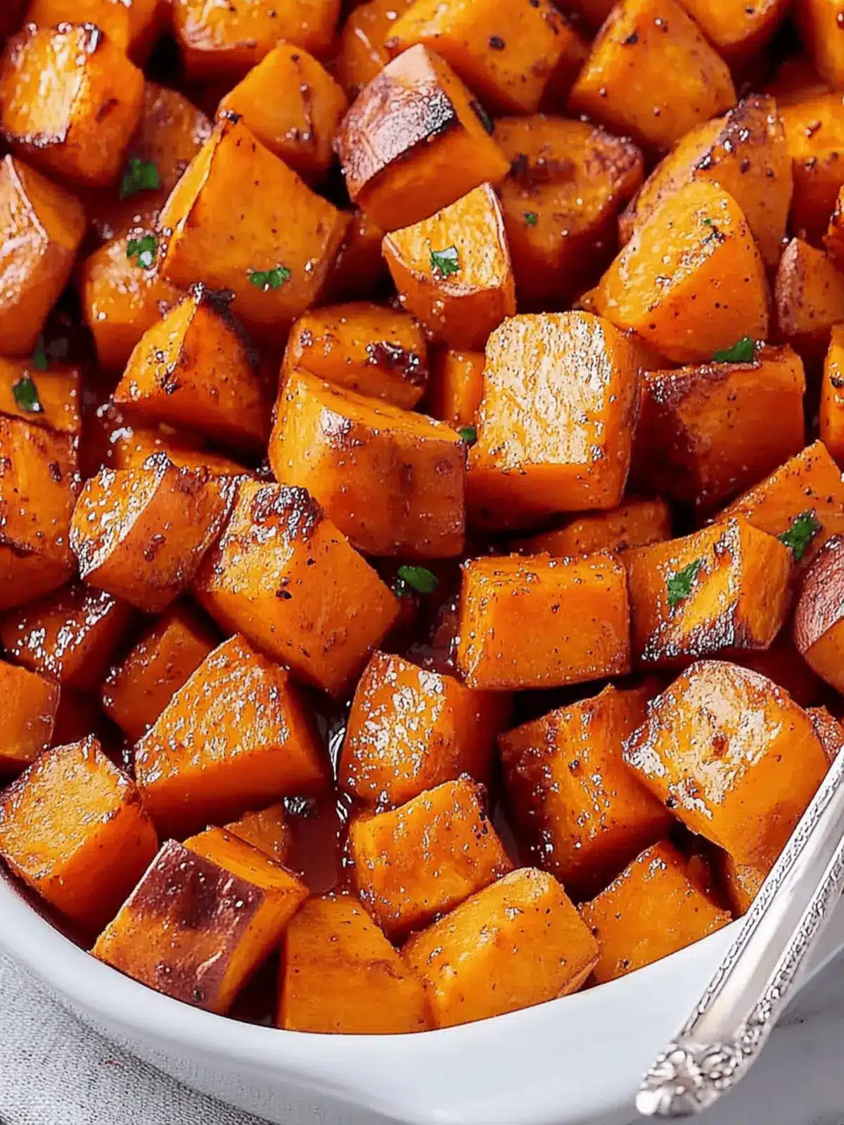 Easy Oven Roasted Maple Sweet Potatoes Recipe