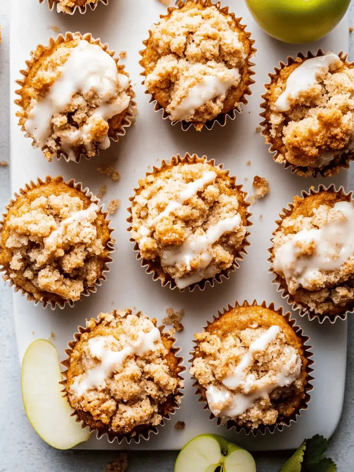 Apple Cinnamon Crumb Muffins That Bring Cozy Mornings Home