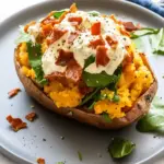 Breakfast Stuffed Sweet Potato