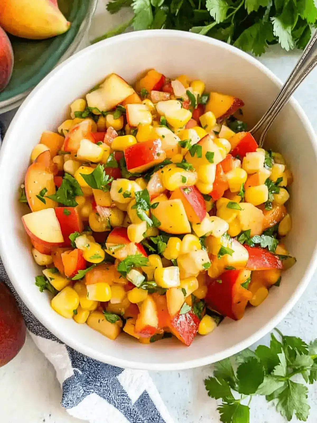 Peach Corn Salsa