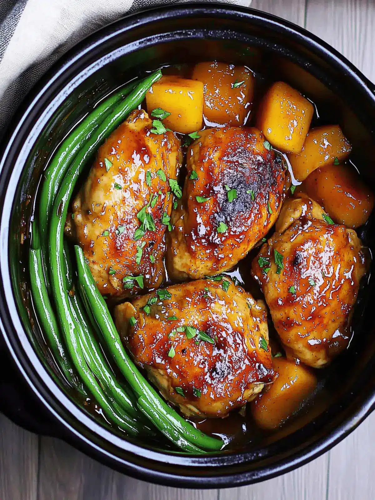 Slow Cooker Honey Garlic Chicken