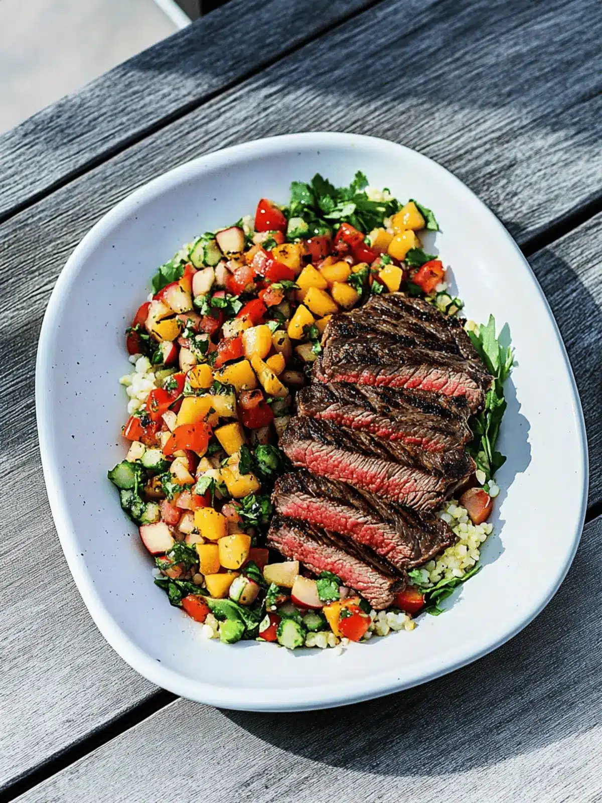 Grilled Peach Salsa and Steak Salad: My Best Grilling Tips