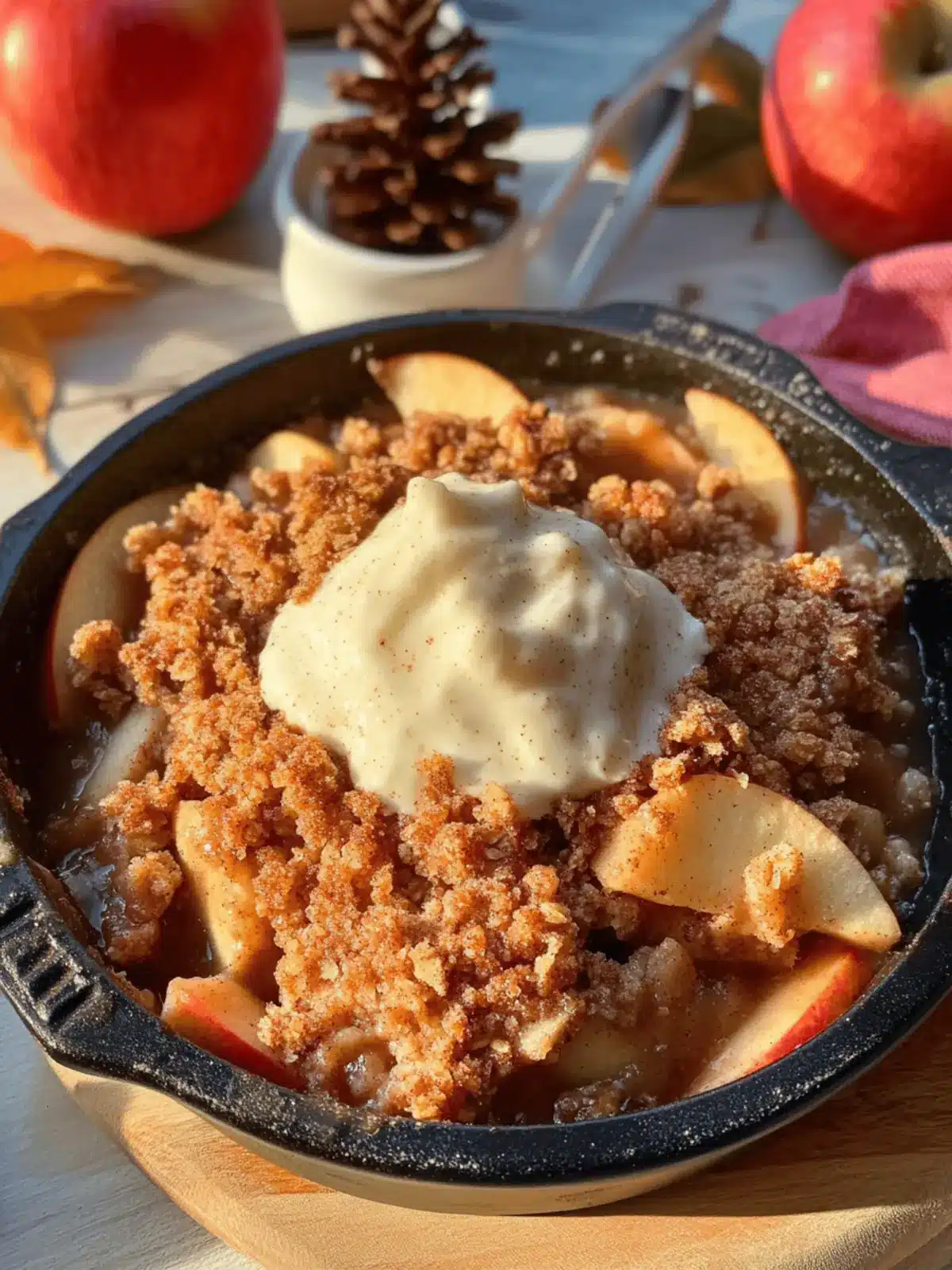 Sweet Cinnamon Apple Crisp