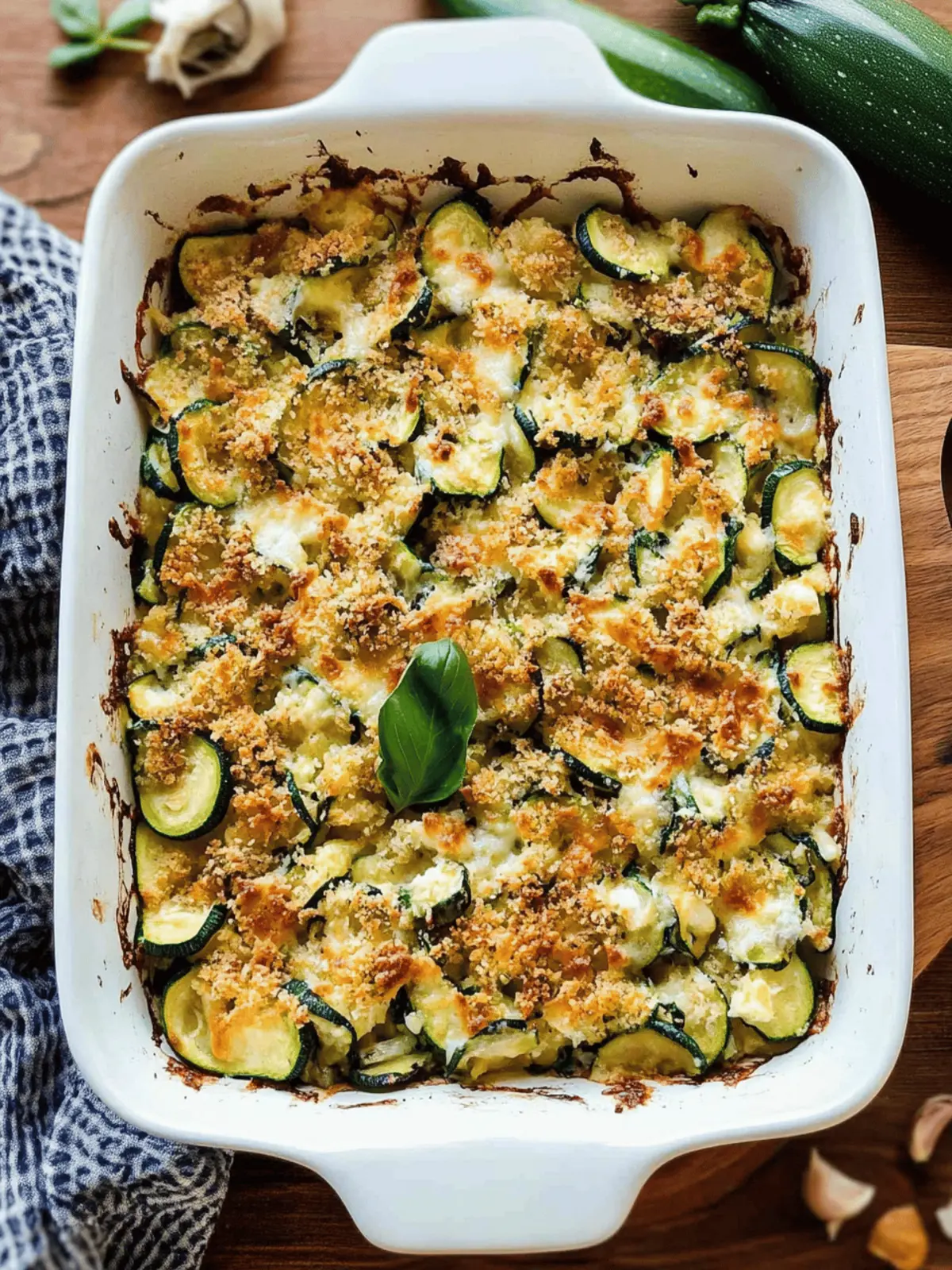 Easy Zucchini Casserole Recipe Bursting with Flavor and Cheese