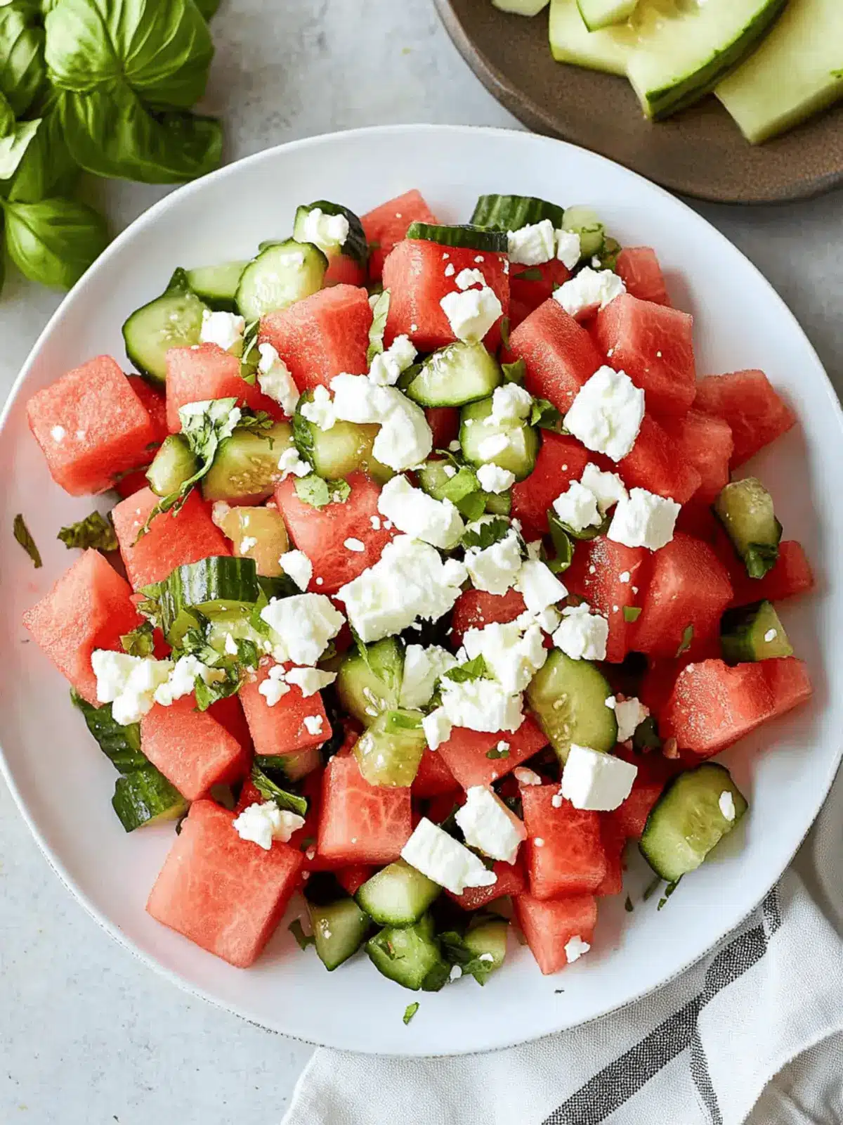 Watermelon Salad with Feta