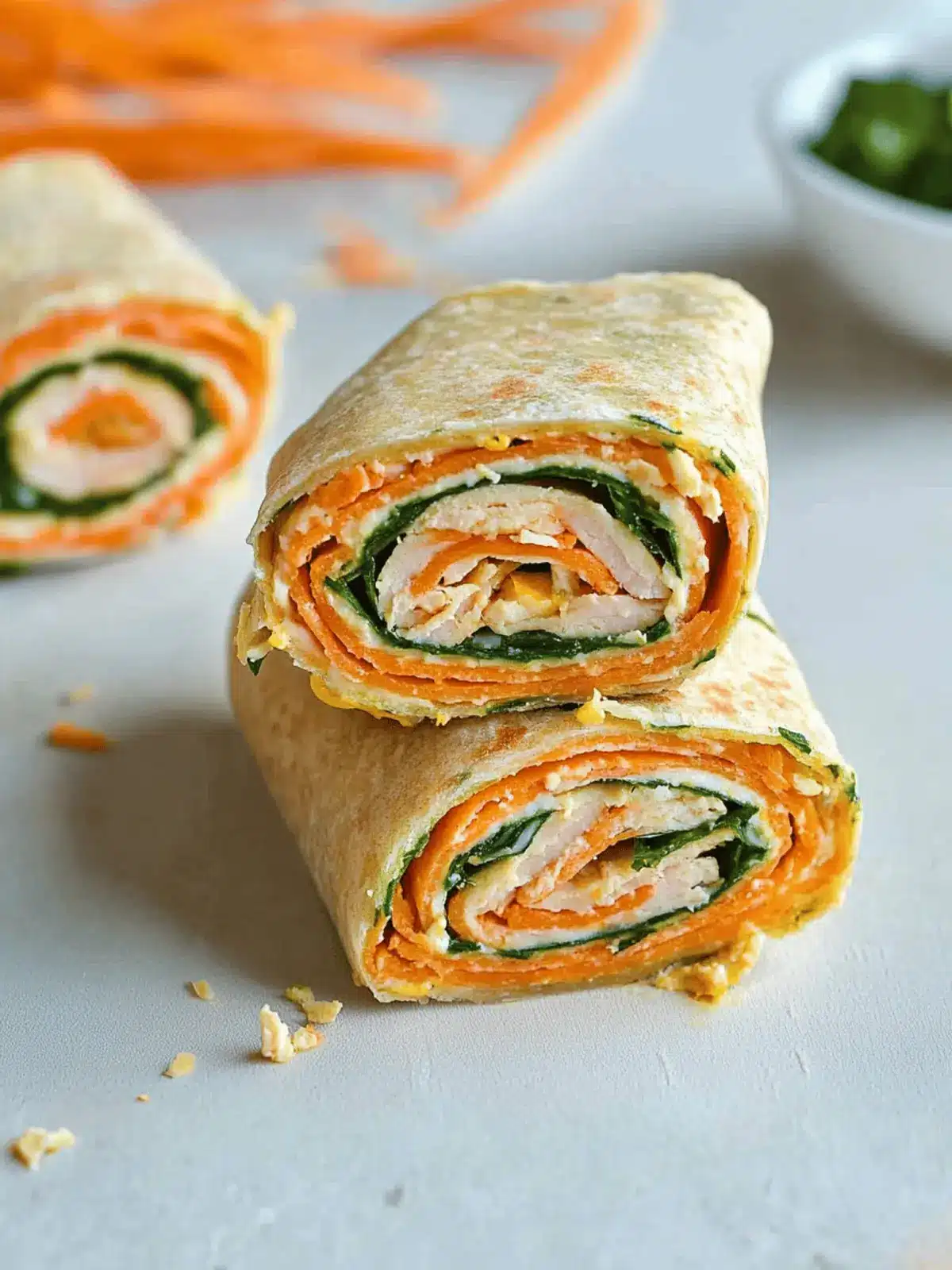 Turkey and Cheese Roll Ups