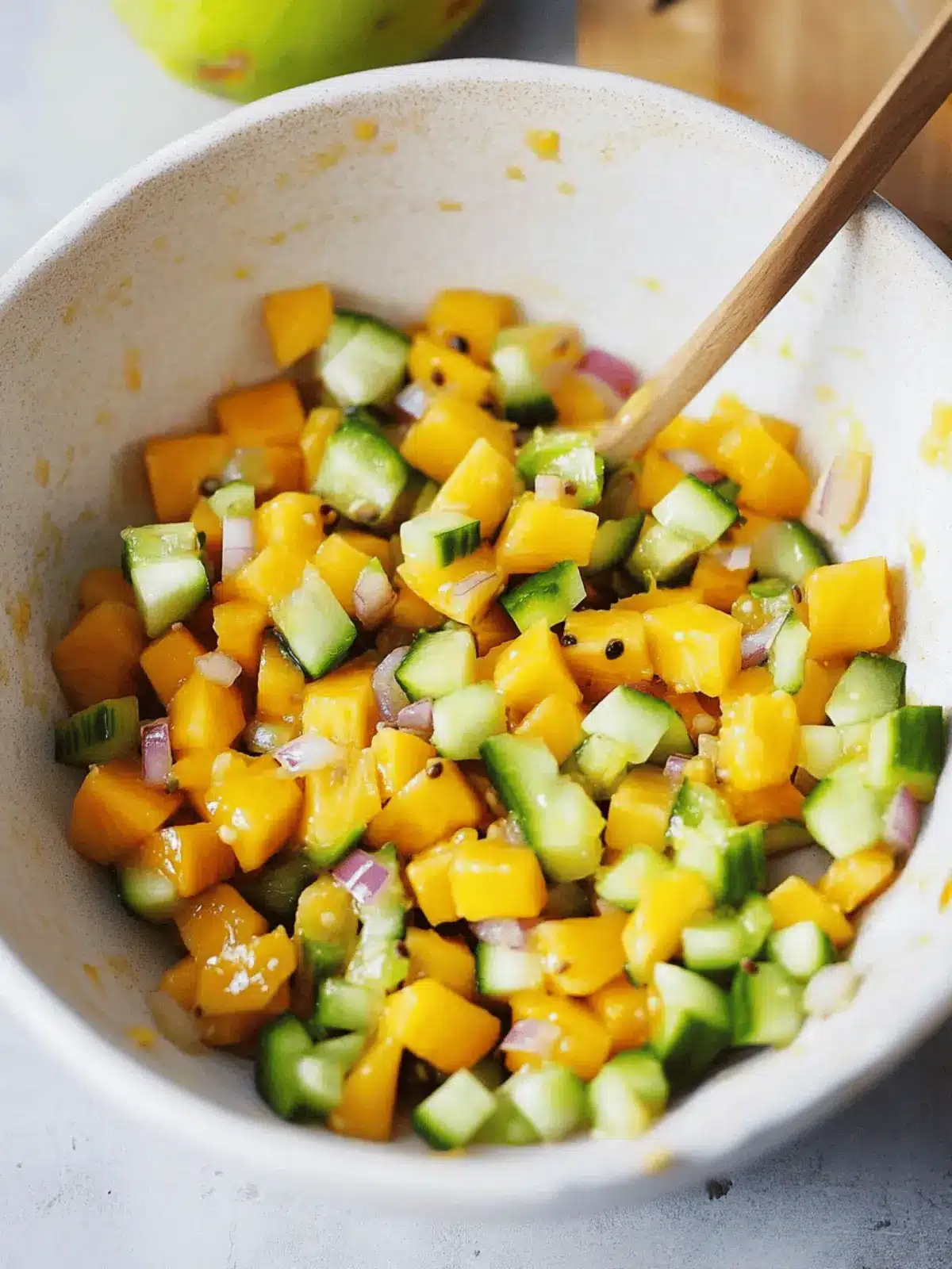 Fresh Mango Salsa with Cucumber: A Zesty Summer Delight