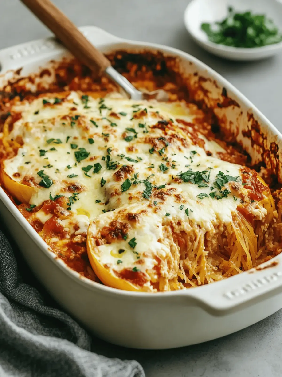 Spaghetti Squash Casserole (Low Carb)