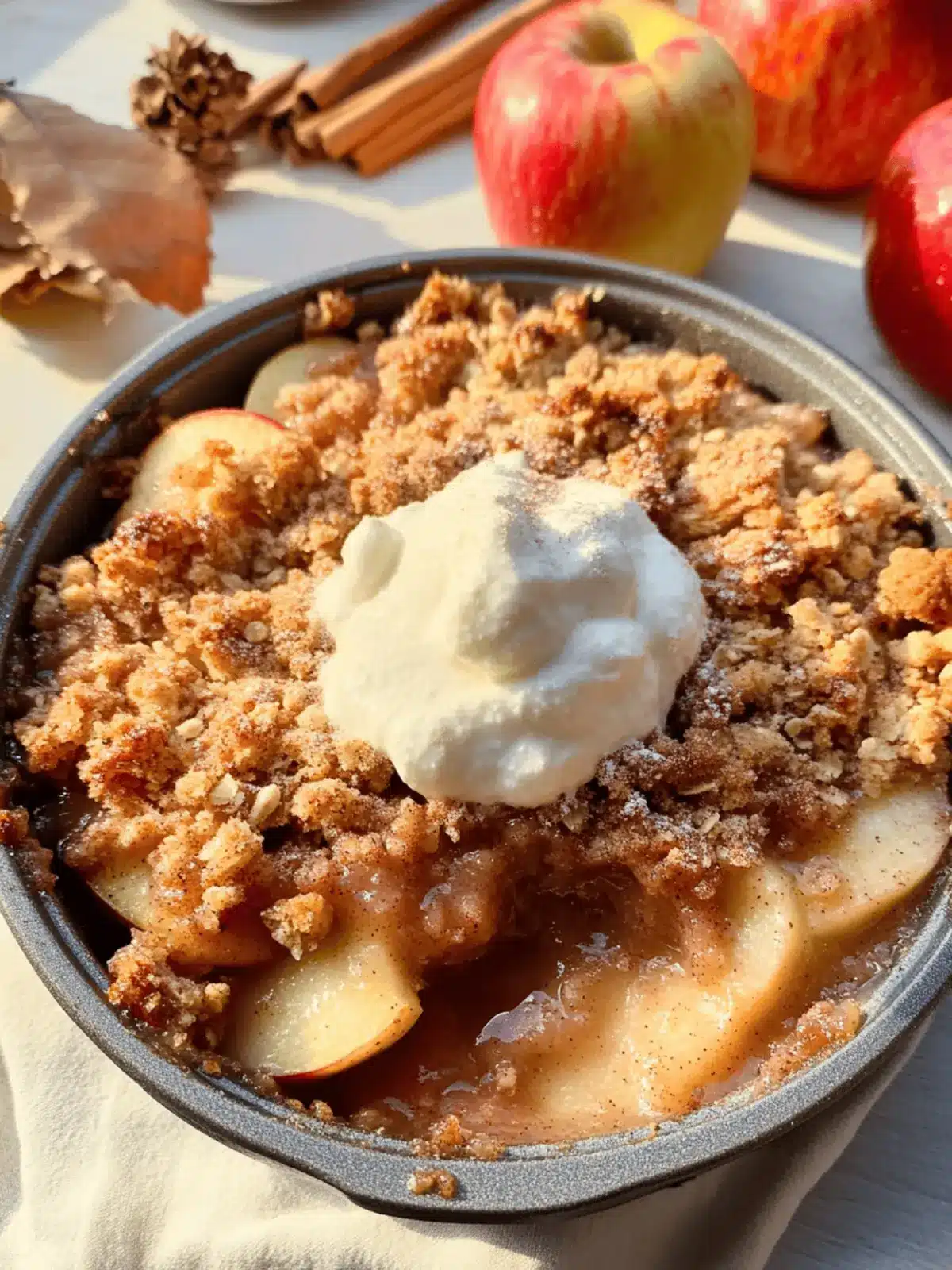 Sweet Cinnamon Apple Crisp
