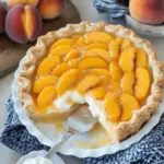 Fresh Peach Pie with Cream Cheese Filling