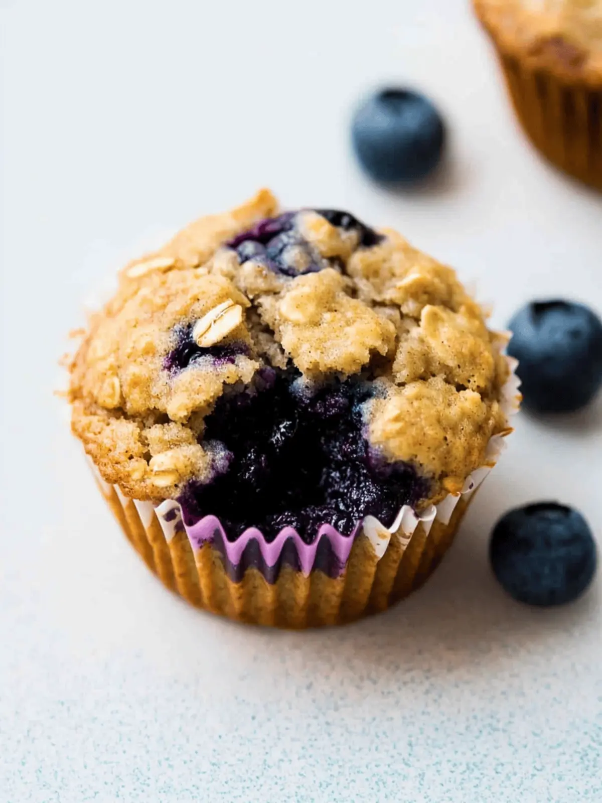 Blueberry Oatmeal Muffins