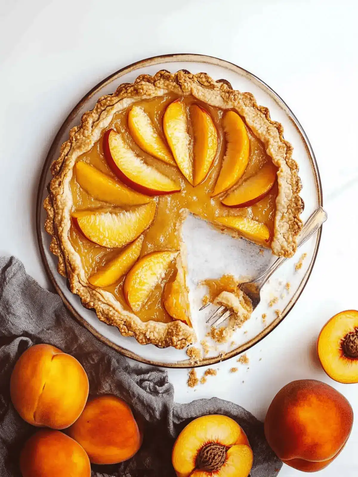 Delight in Summer with this Easy Rustic Peach Tart Recipe
