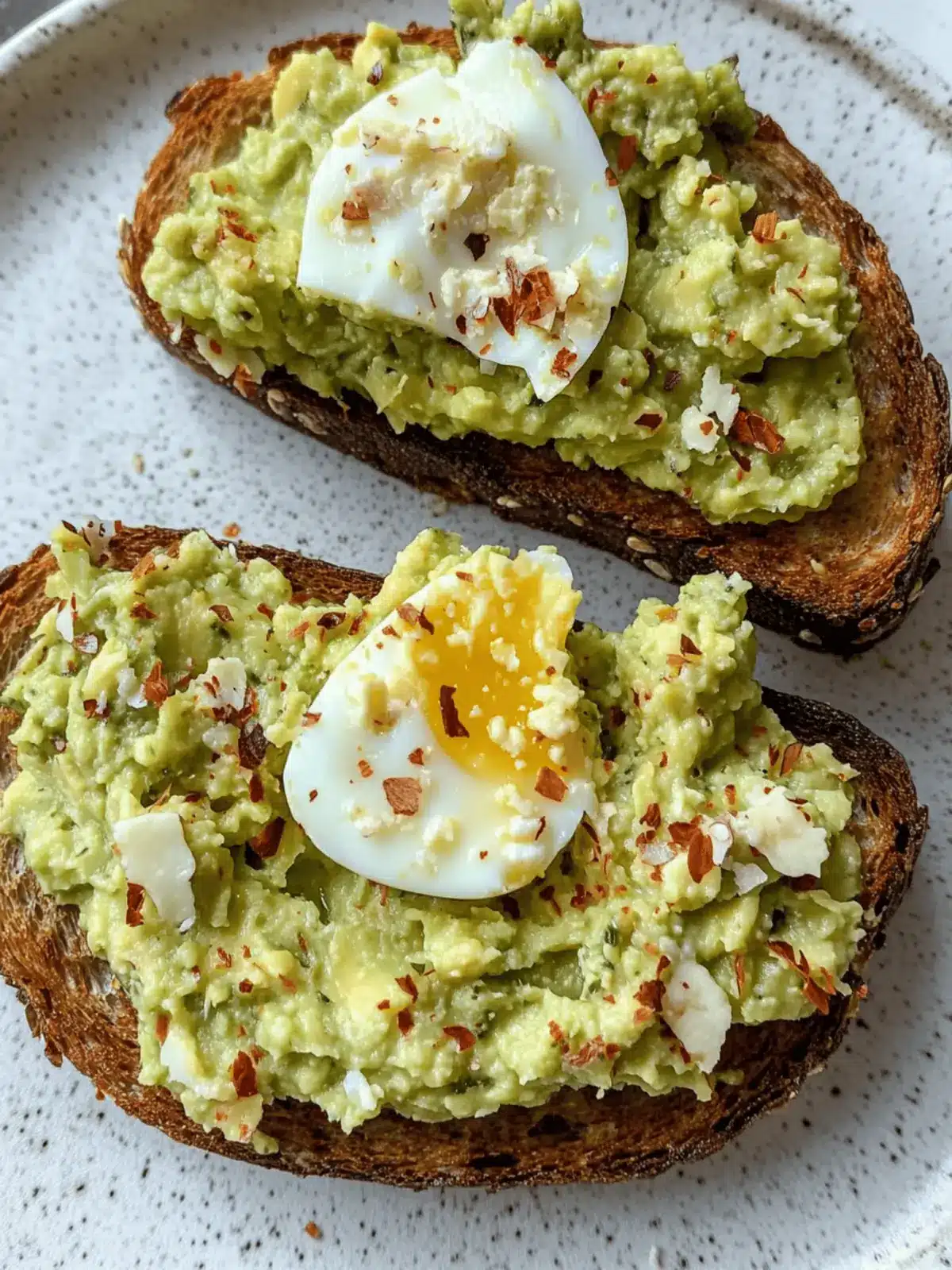 Mashed Egg & Avocado Toast