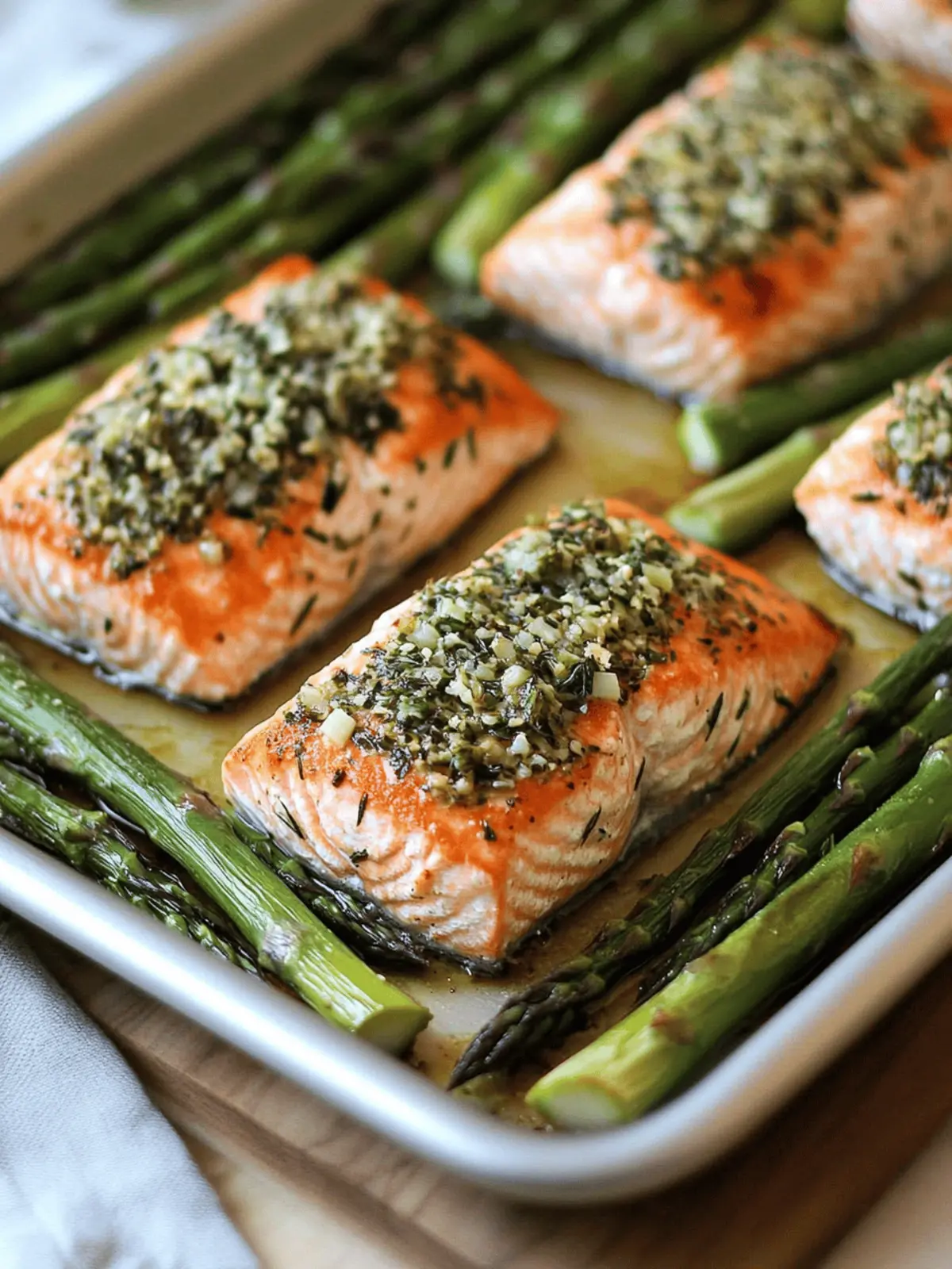 Sheet Pan Salmon and Asparagus