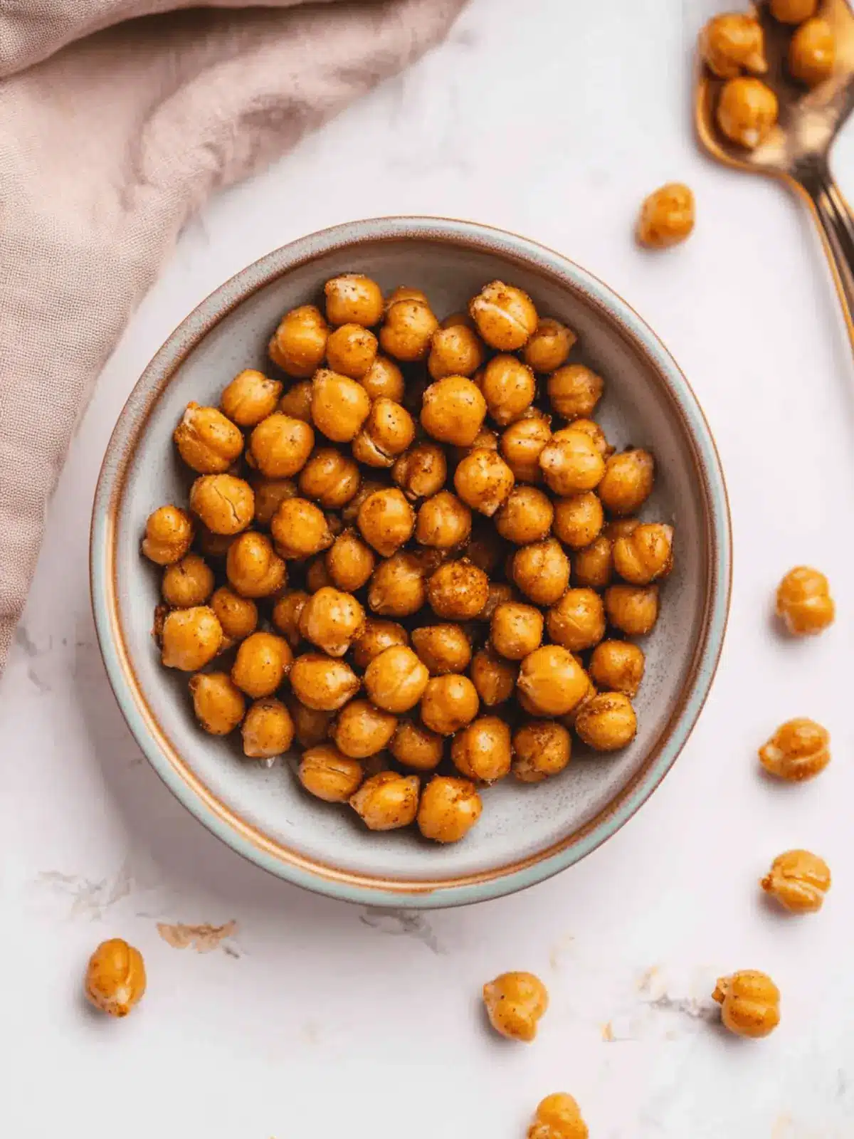 Super Crunchy Roasted Chickpeas