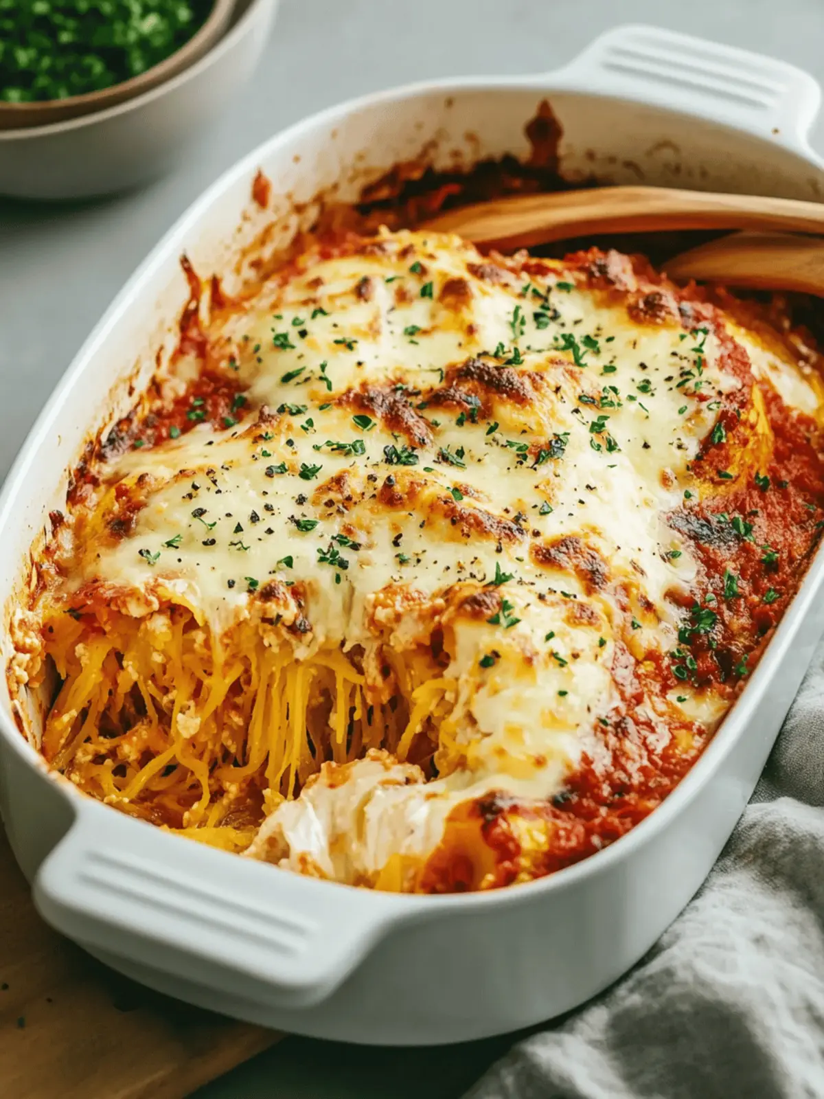 Spaghetti Squash Casserole (Low Carb)