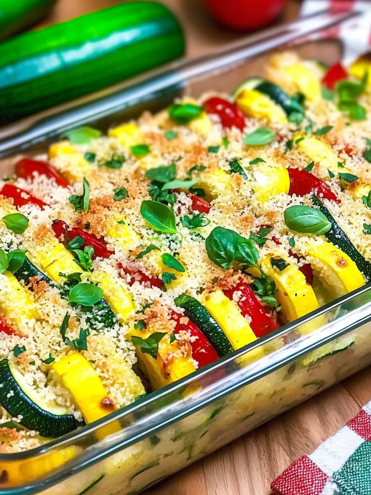Garden Zucchini Squash Casserole: Easy Vegan Comfort Food