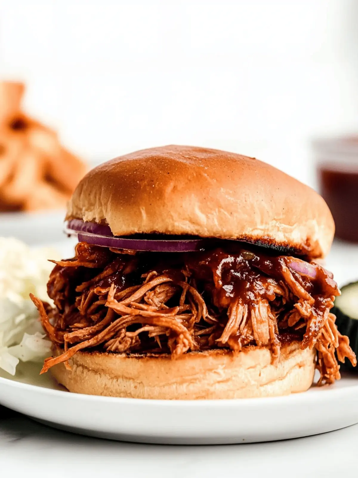 Slow Cooker Shredded BBQ Chicken