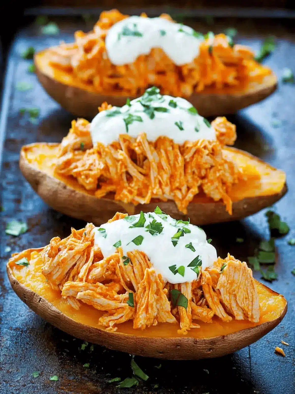 Buffalo Chicken Sweet Potato Recipe