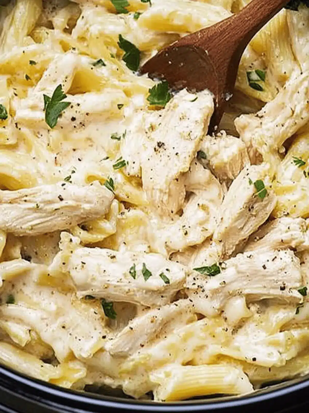 Slow-Cooker Chicken Alfredo