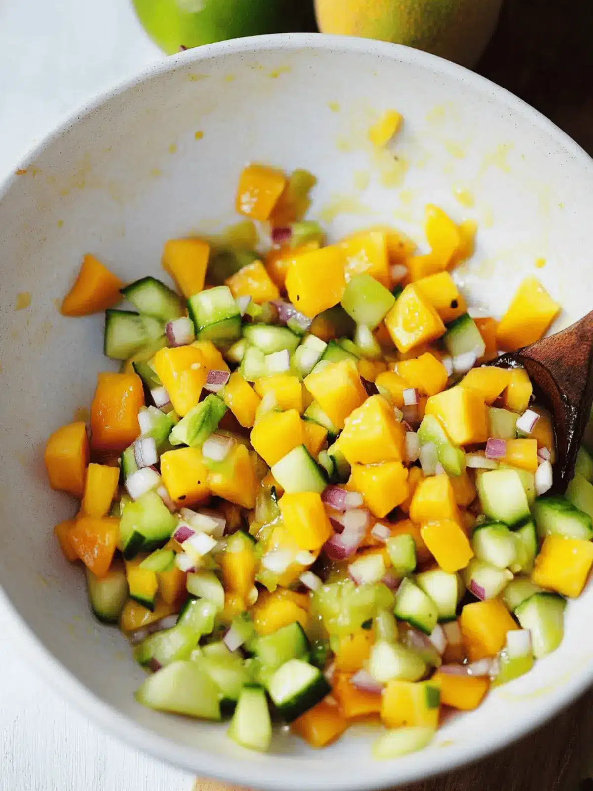 Mango Salsa with Cucumber
