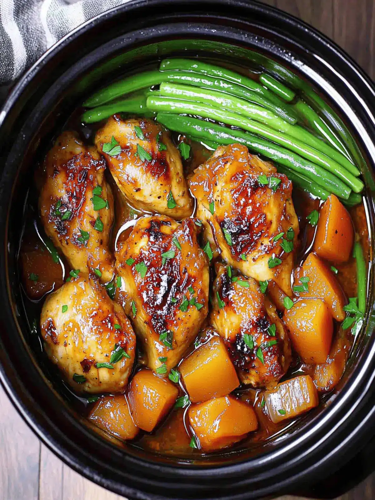 Slow Cooker Honey Garlic Chicken