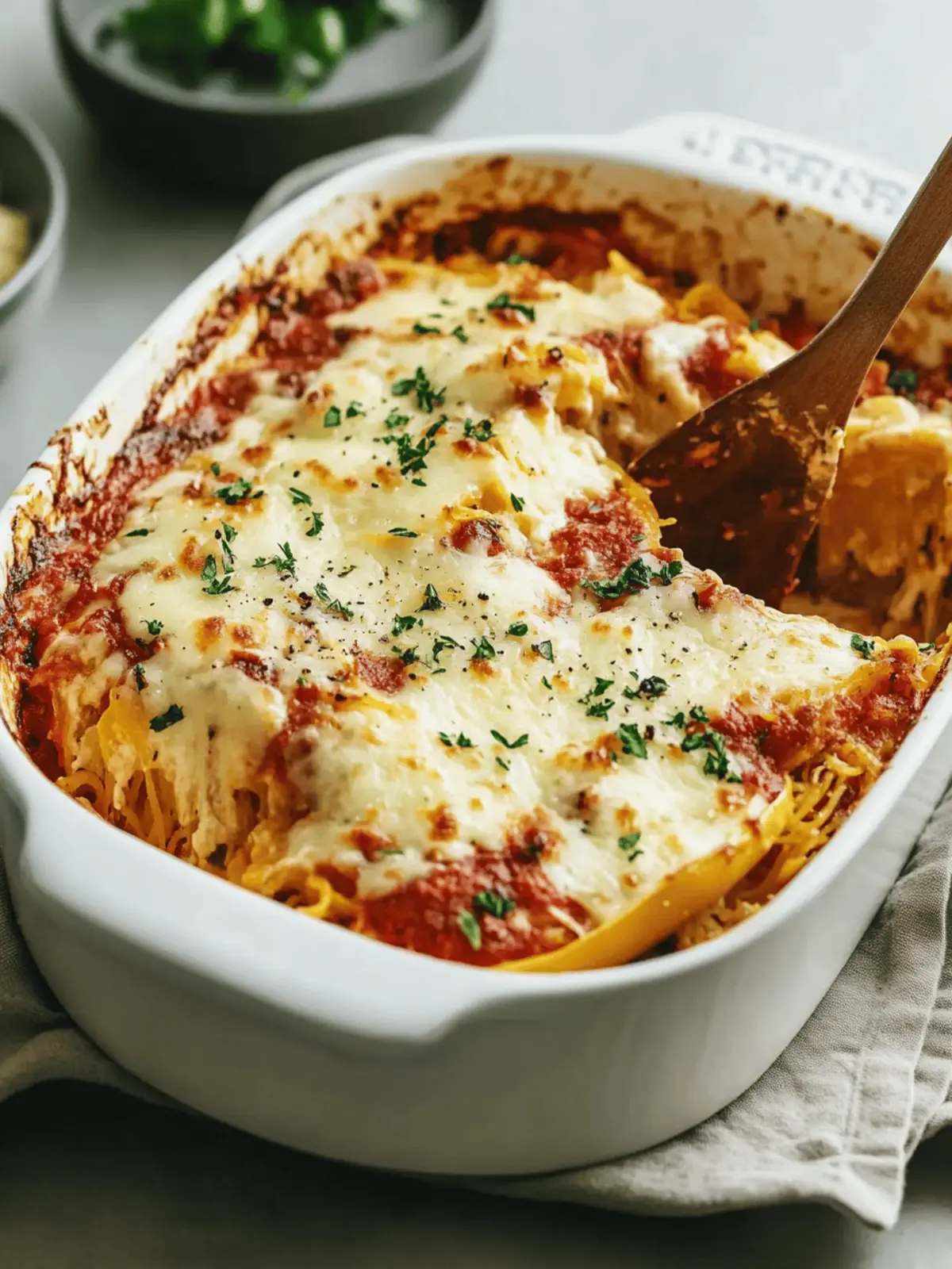Spaghetti Squash Casserole (Low Carb)