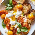 Sun Gold Tomato Caprese with Burrata