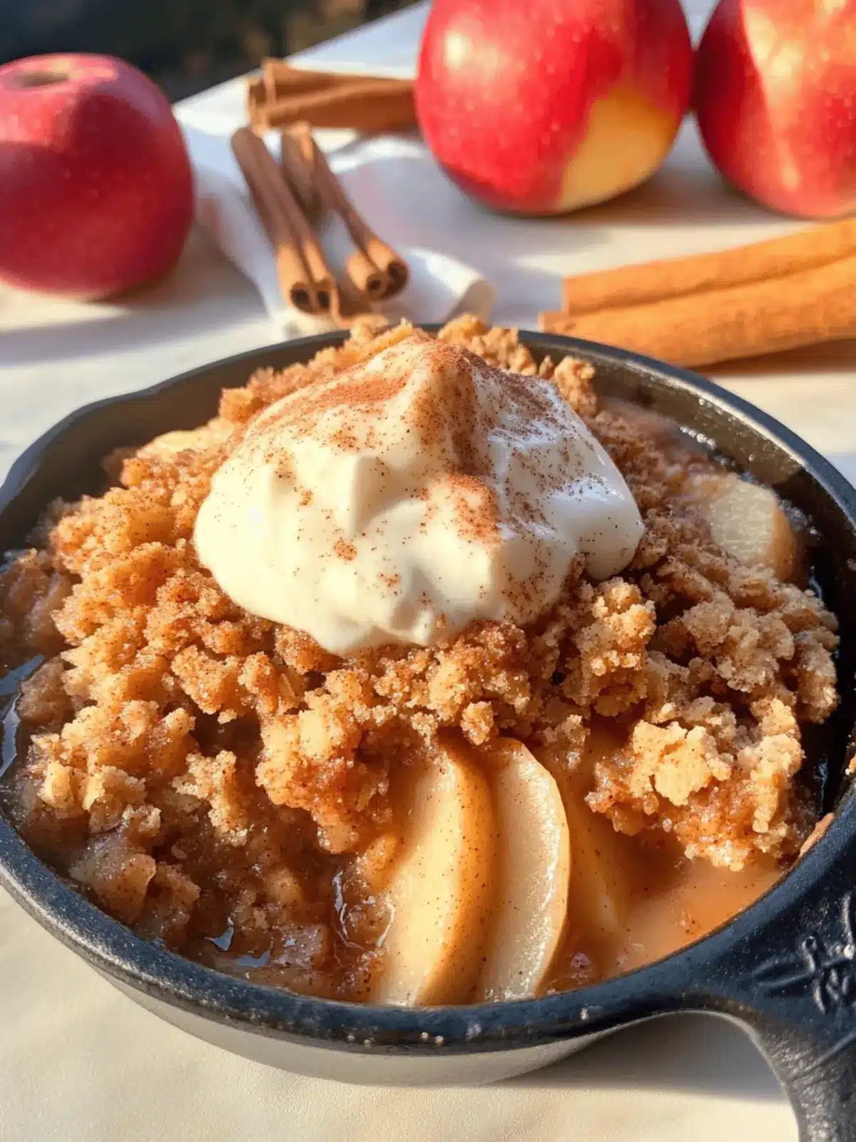 Sweet Cinnamon Apple Crisp