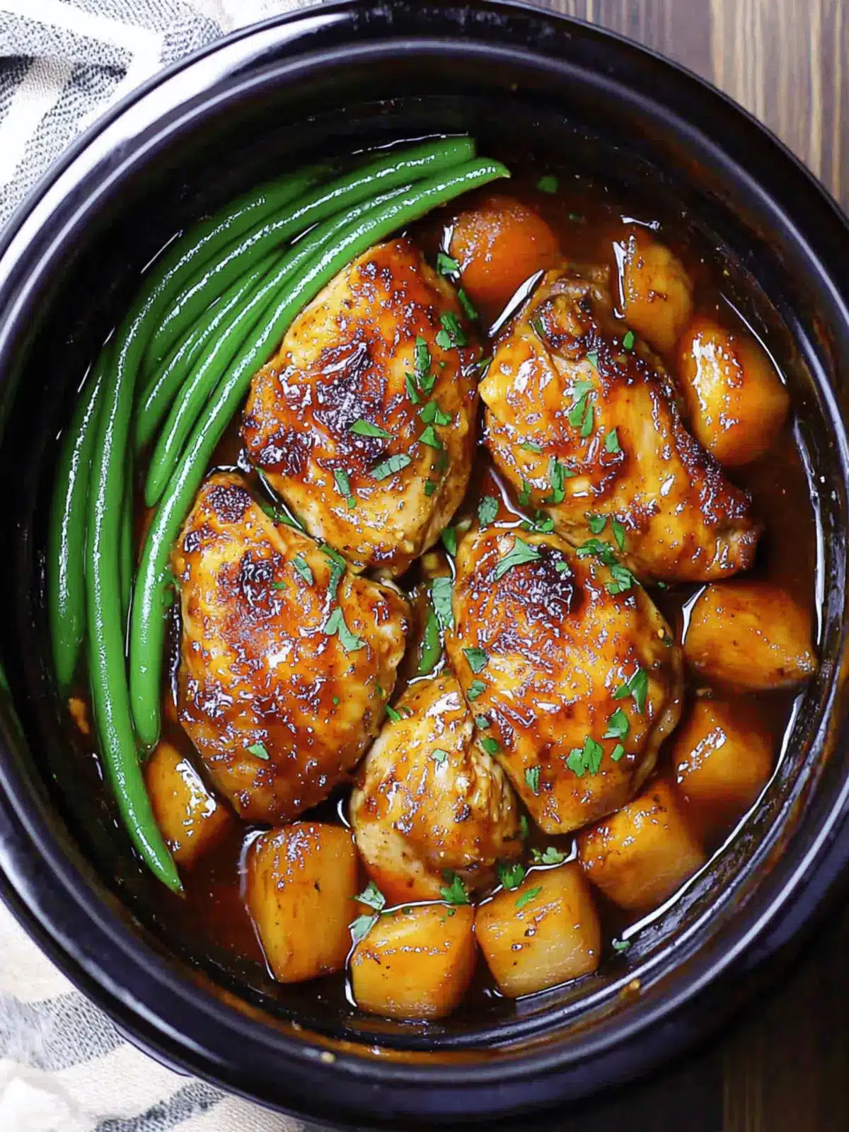 Slow Cooker Honey Garlic Chicken